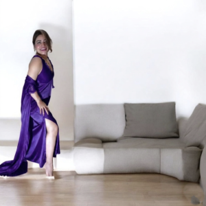 Hot 2 Part Nighty Purple